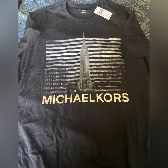 Nwt Mens Michael Kors black T-shirt. Sz.3xl - Picture 2 of 5